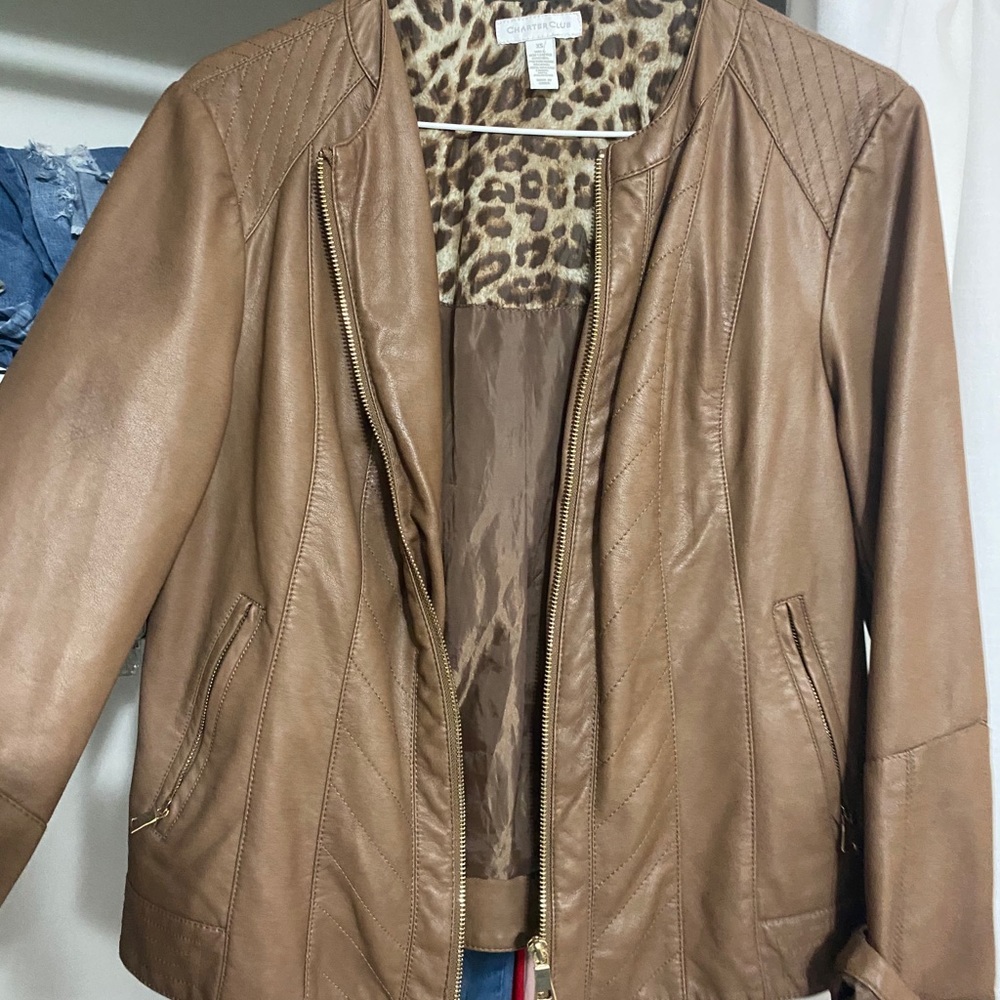 Leather jacket in great shape!